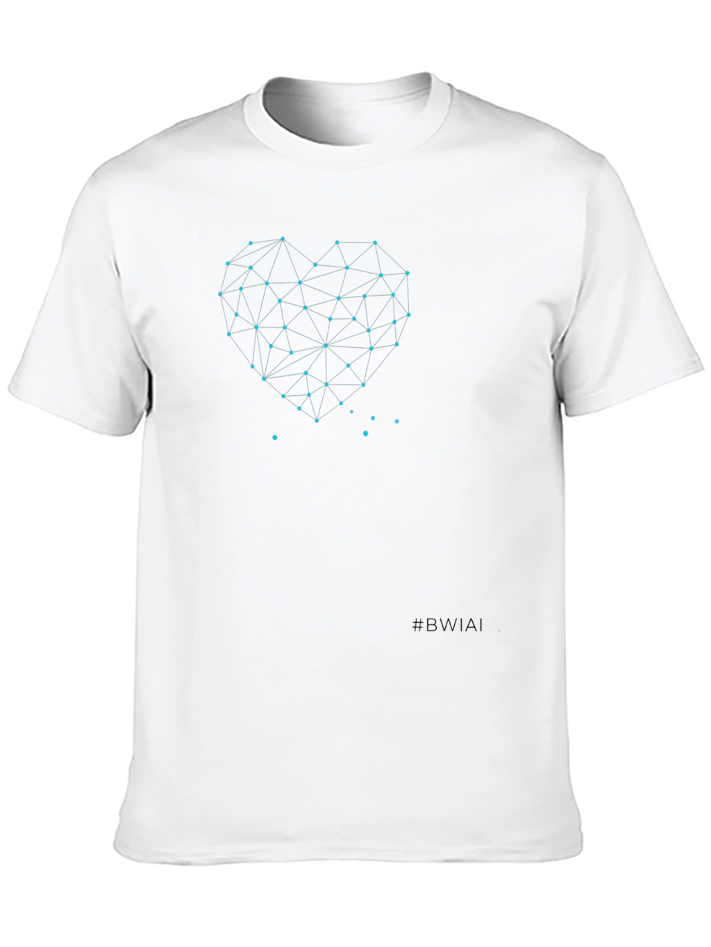 Geometric Heart T-Shirt - Modern Style