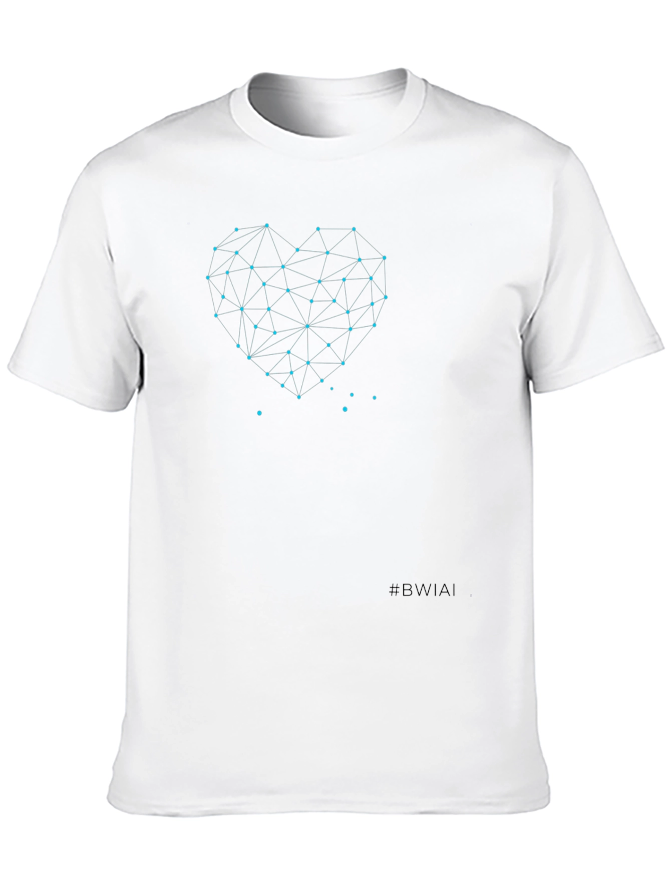 Geometric Heart T-Shirt - Modern Style