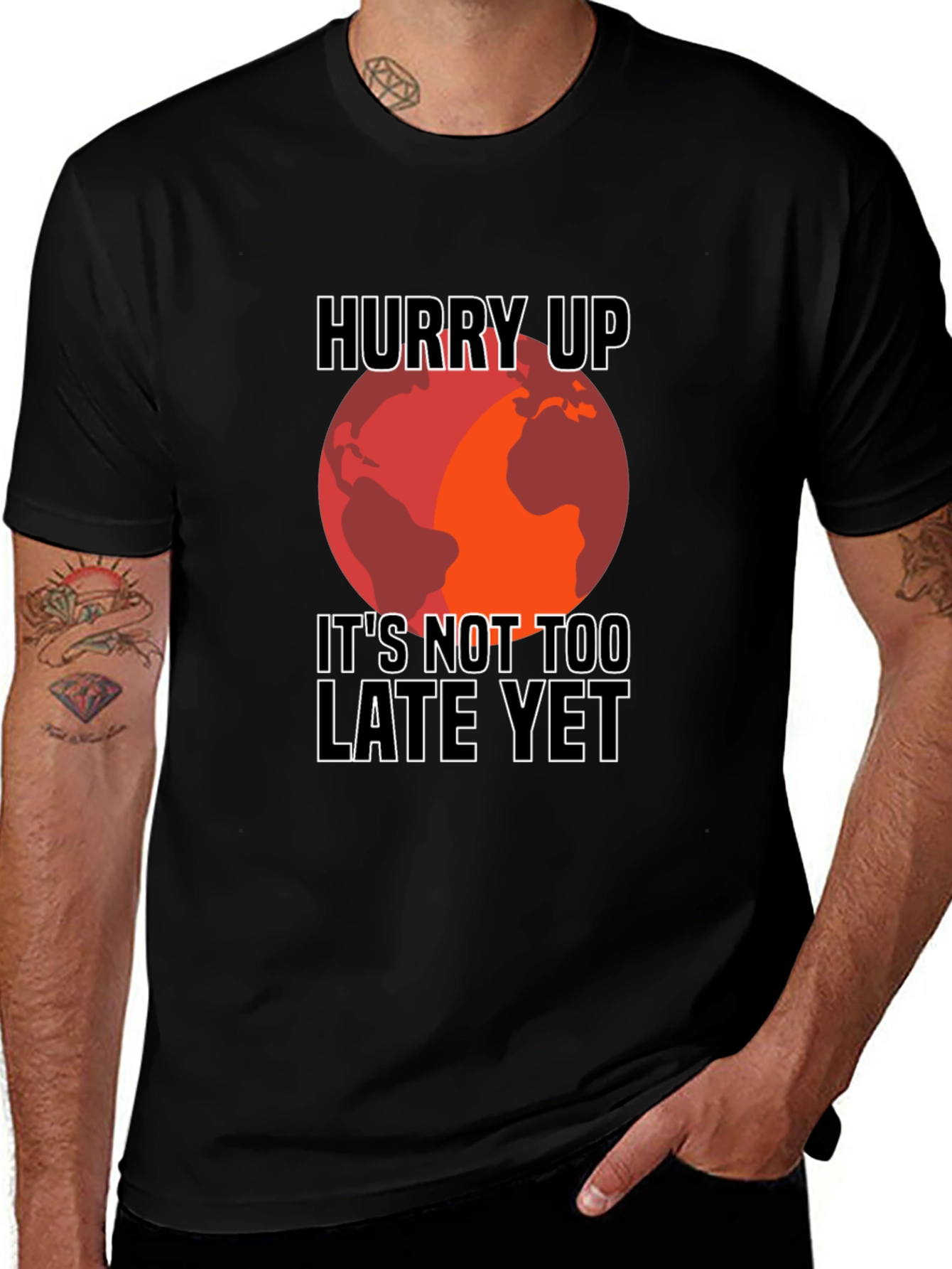 Hurry Up Climate Change Awareness T-Shirt