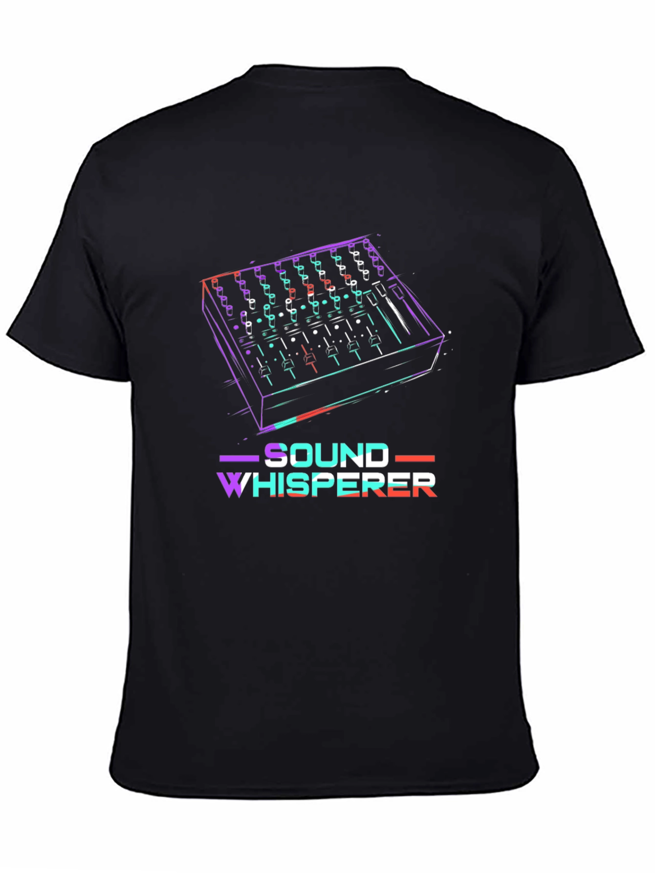 Sound Whisperer T-Shirt - DJ Mixer Graphic Tee
