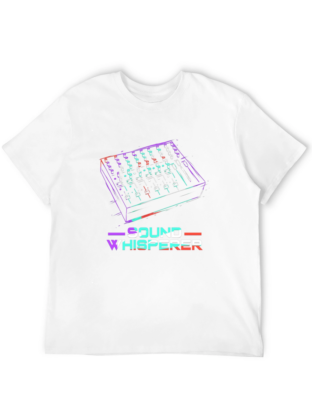 Sound Whisperer T-Shirt - DJ Mixer Graphic Tee