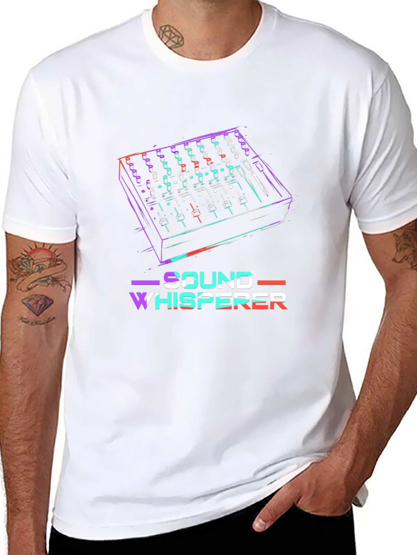 Sound Whisperer T-Shirt - DJ Mixer Graphic Tee