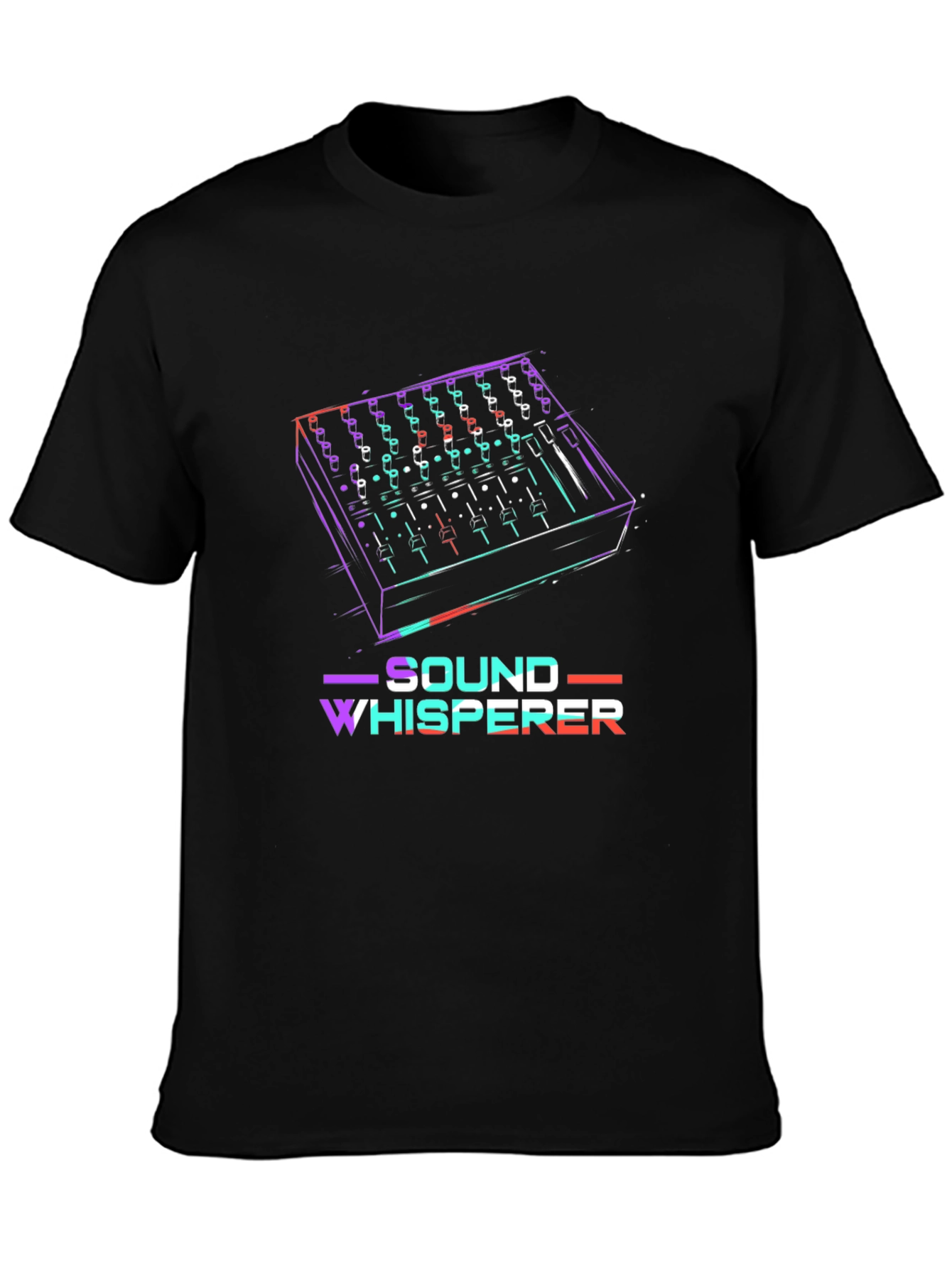 Sound Whisperer T-Shirt - DJ Mixer Graphic Tee