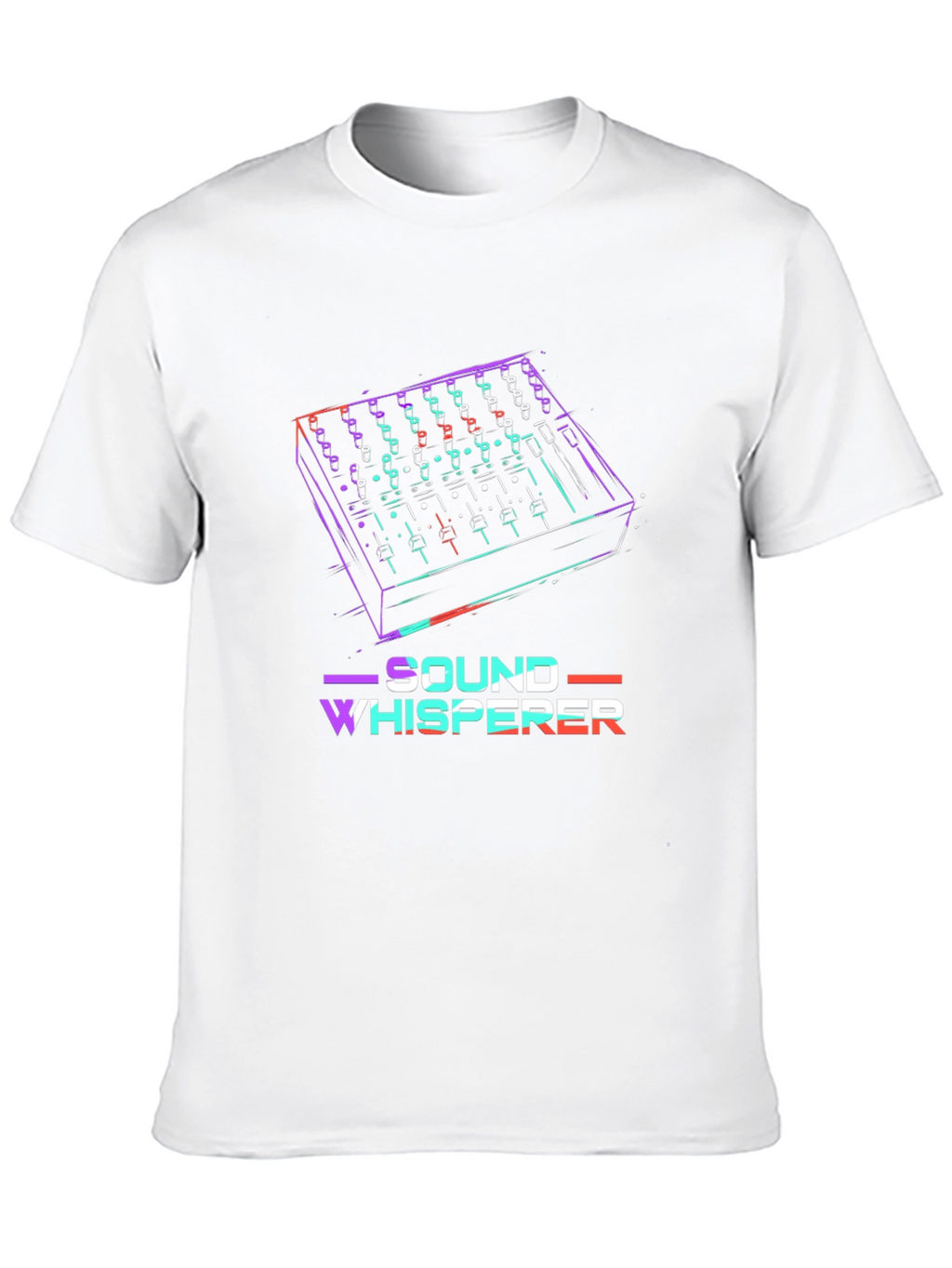 Sound Whisperer T-Shirt - DJ Mixer Graphic Tee