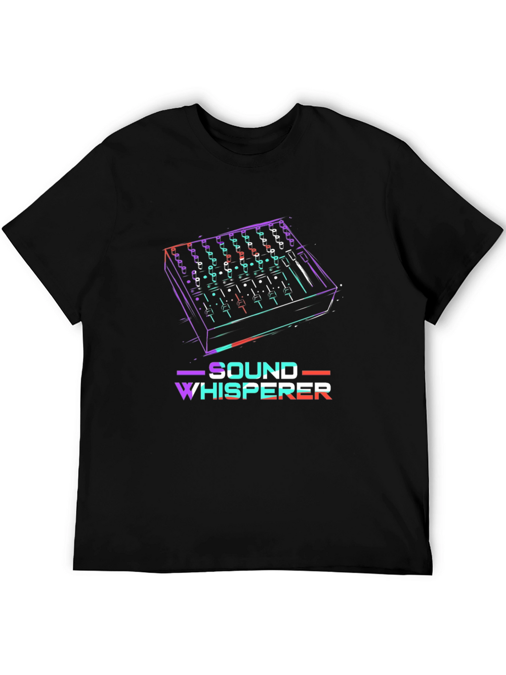 Sound Whisperer T-Shirt - DJ Mixer Graphic Tee