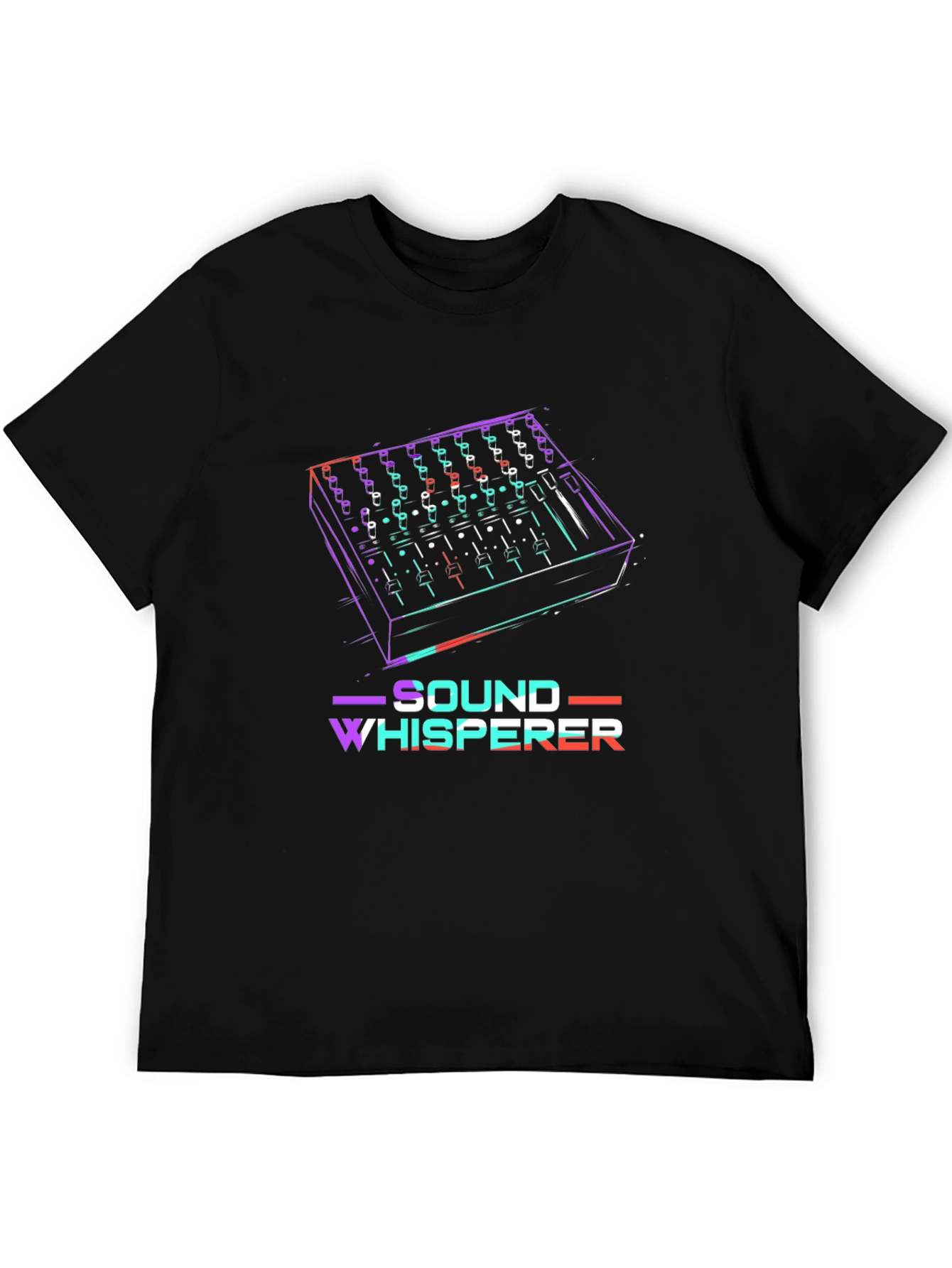 Sound Whisperer T-Shirt - DJ Mixer Graphic Tee