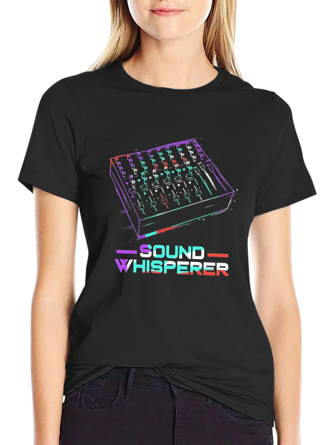 Sound Whisperer T-Shirt - DJ Mixer Graphic Tee