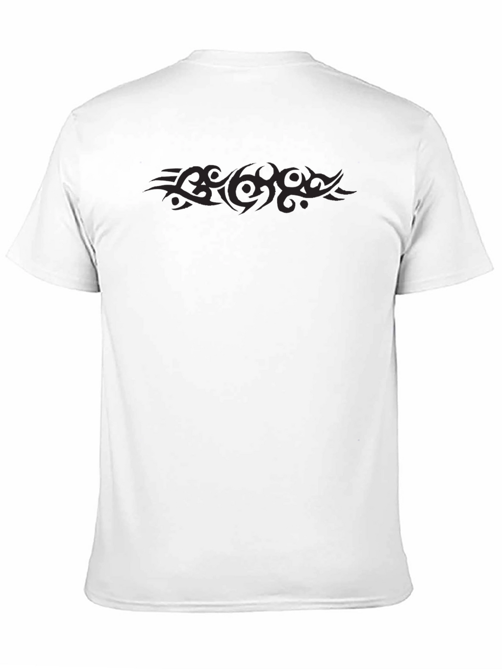 Mens Black Tribal Graphic T-Shirt