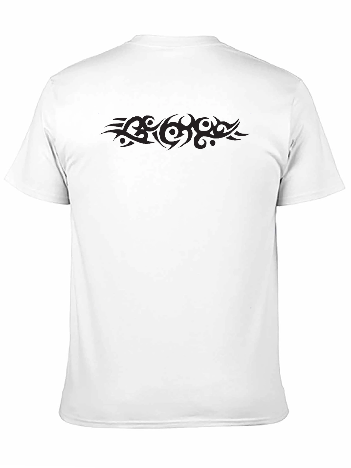Mens Black Tribal Graphic T-Shirt