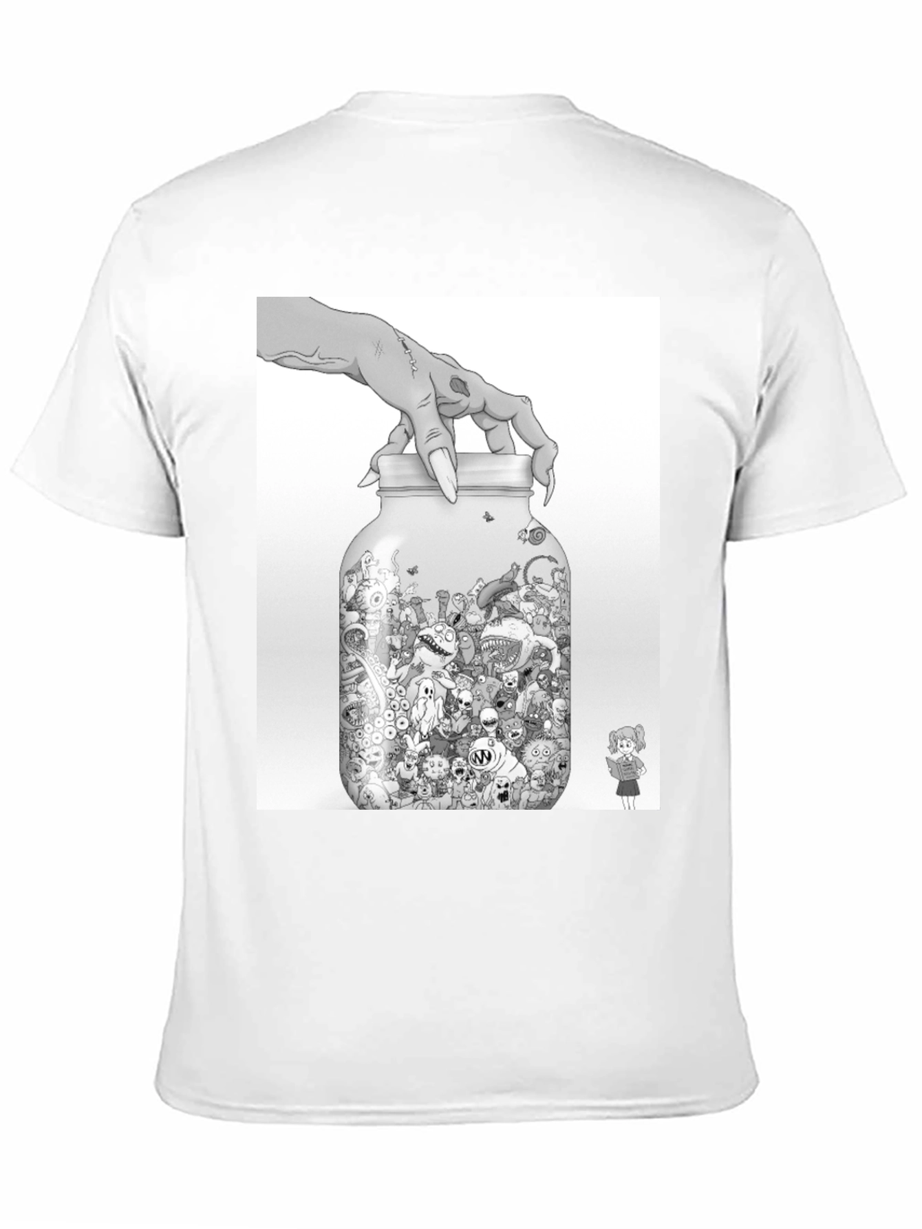 Monster Jar Graphic Tee - Black