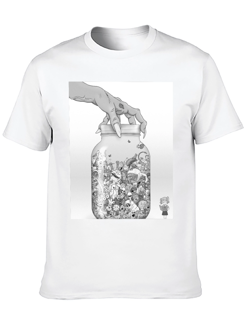 Monster Jar Graphic Tee - Black