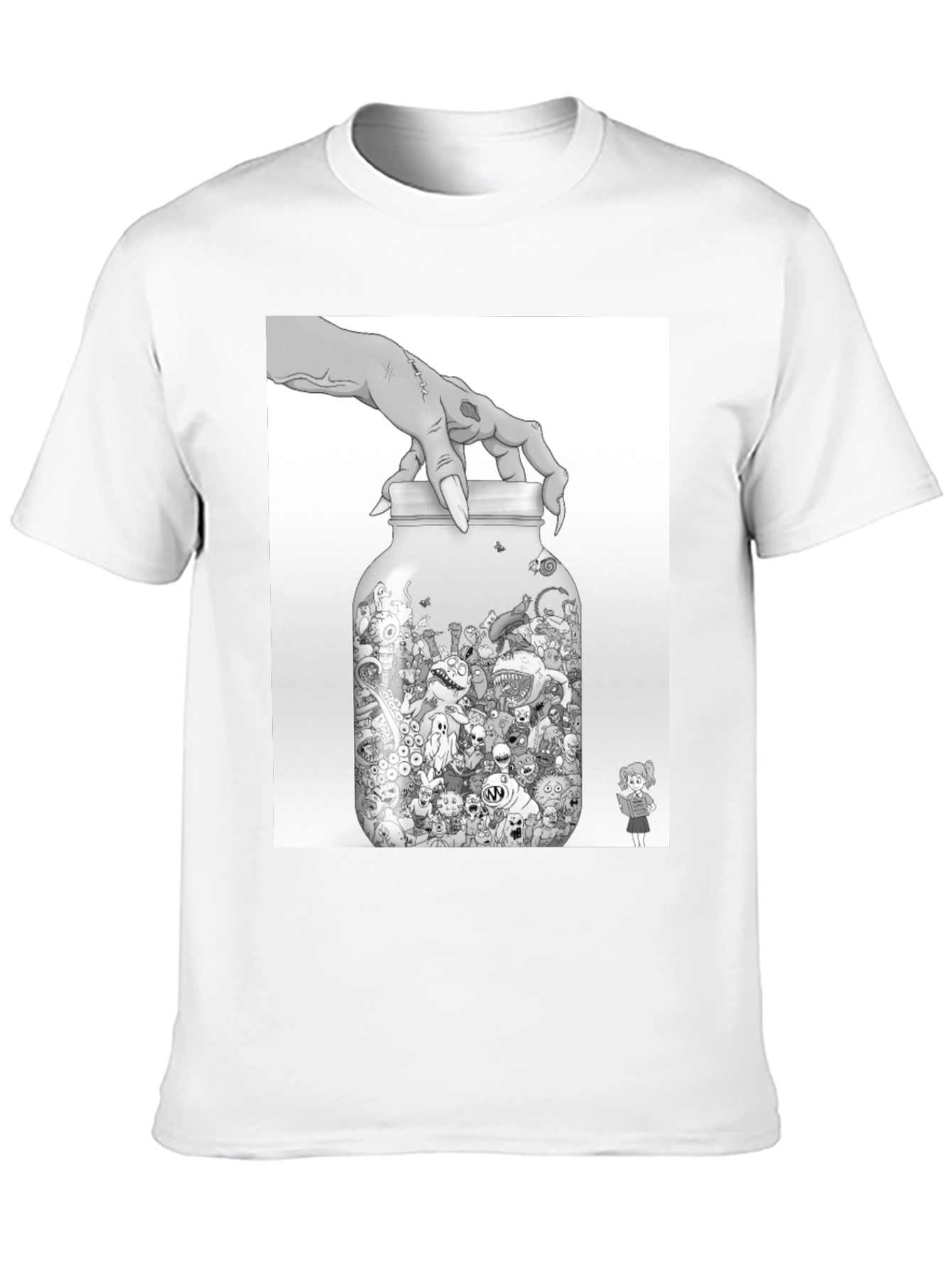 Monster Jar Graphic Tee - Black