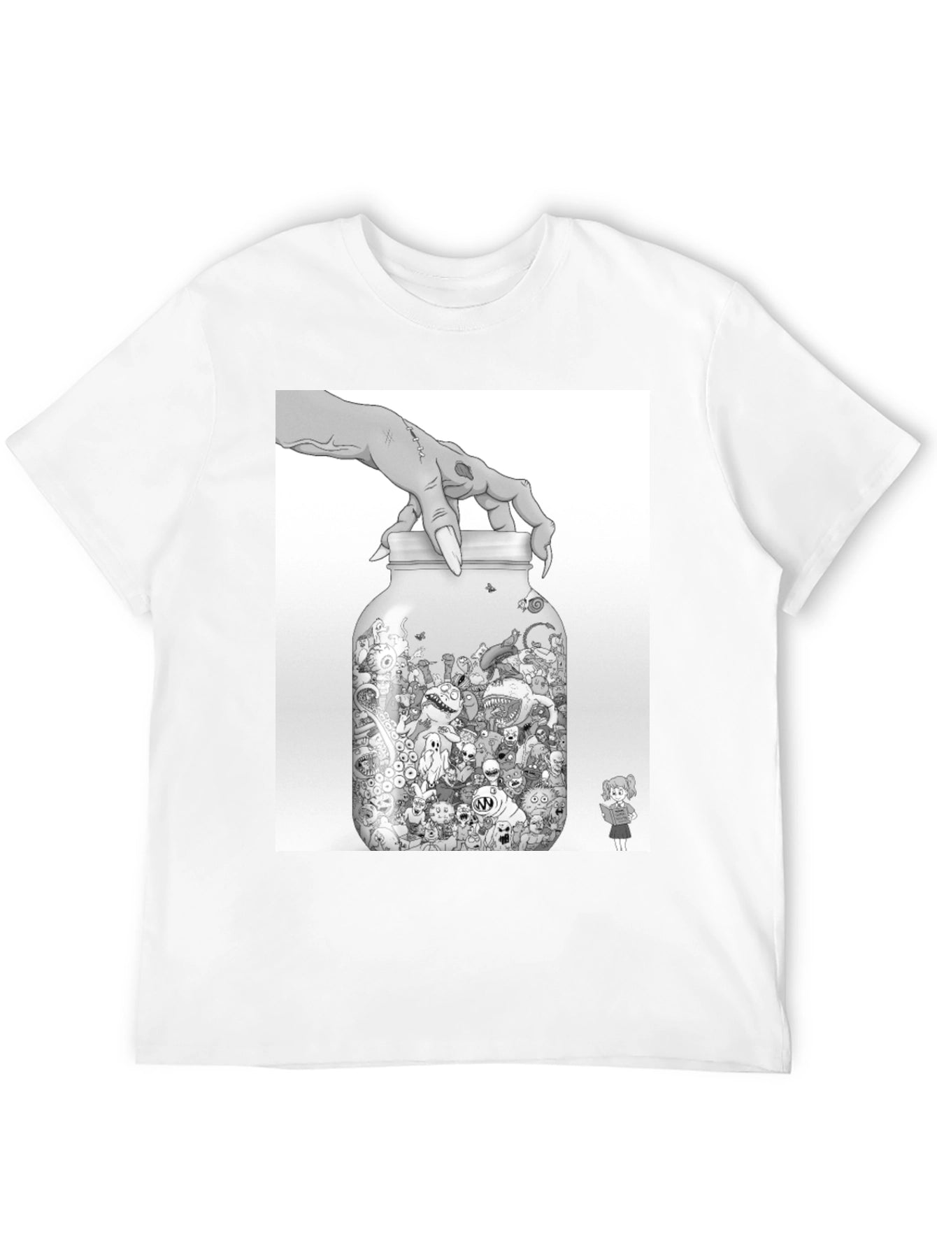 Monster Jar Graphic Tee - Black