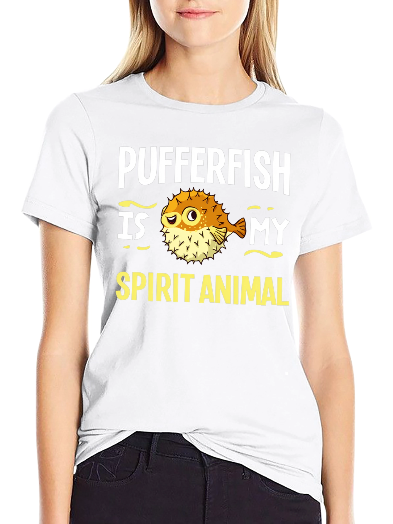 Pufferfish Spirit Animal Graphic Tee