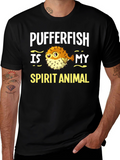 Pufferfish Spirit Animal Graphic Tee