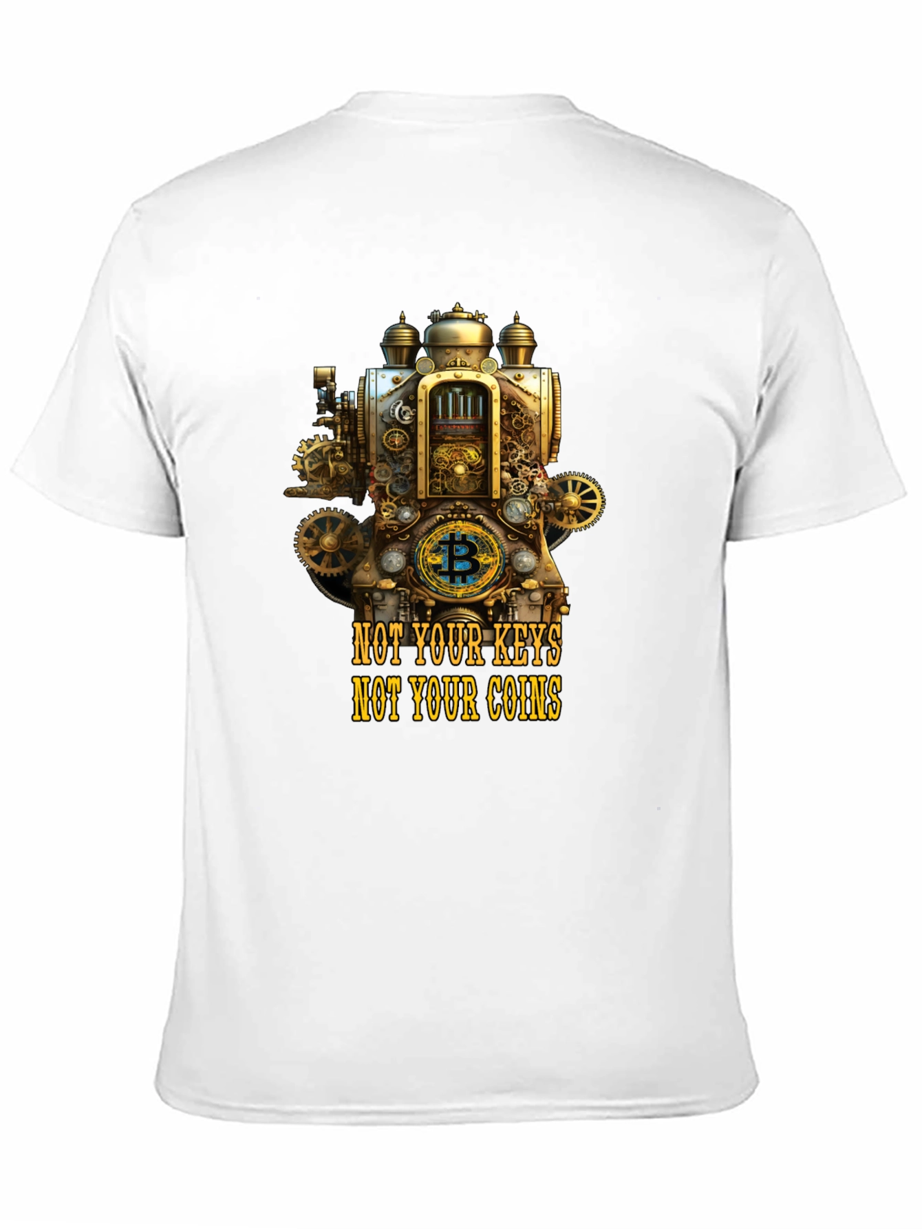 Steampunk Bitcoin Crypto T-Shirt