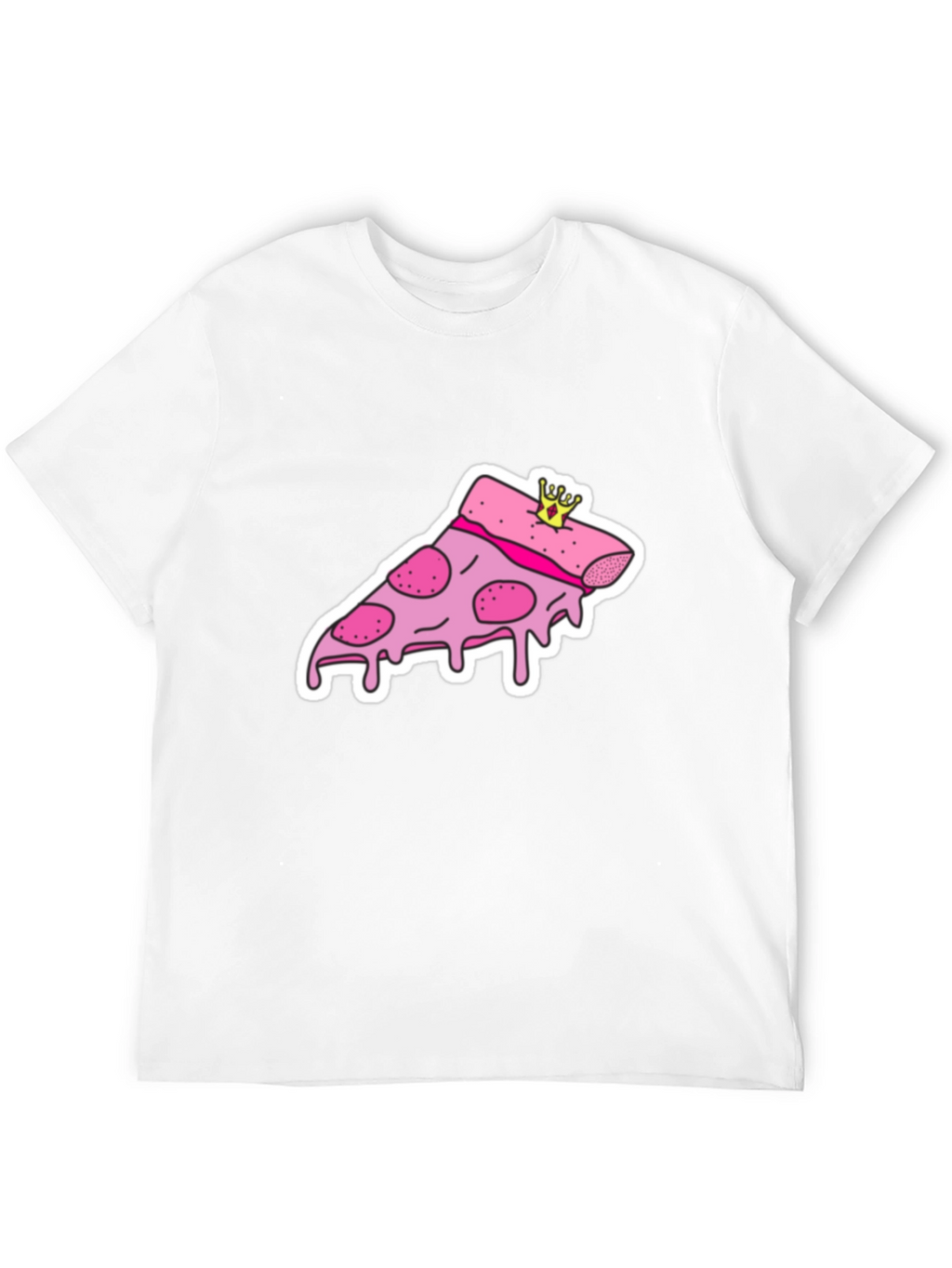 Pizza Slice Tee - Novelty Graphic Print T-Shirt
