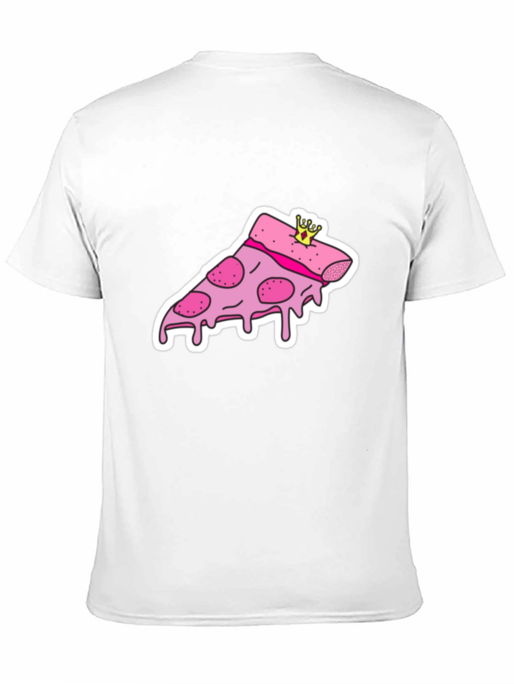 Pizza Slice Tee - Novelty Graphic Print T-Shirt
