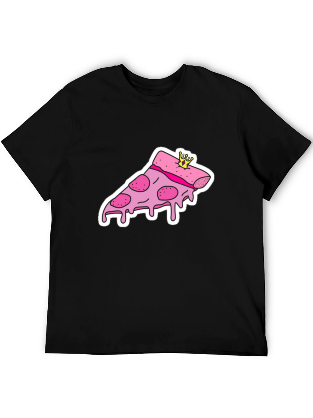 Pizza Slice Tee - Novelty Graphic Print T-Shirt