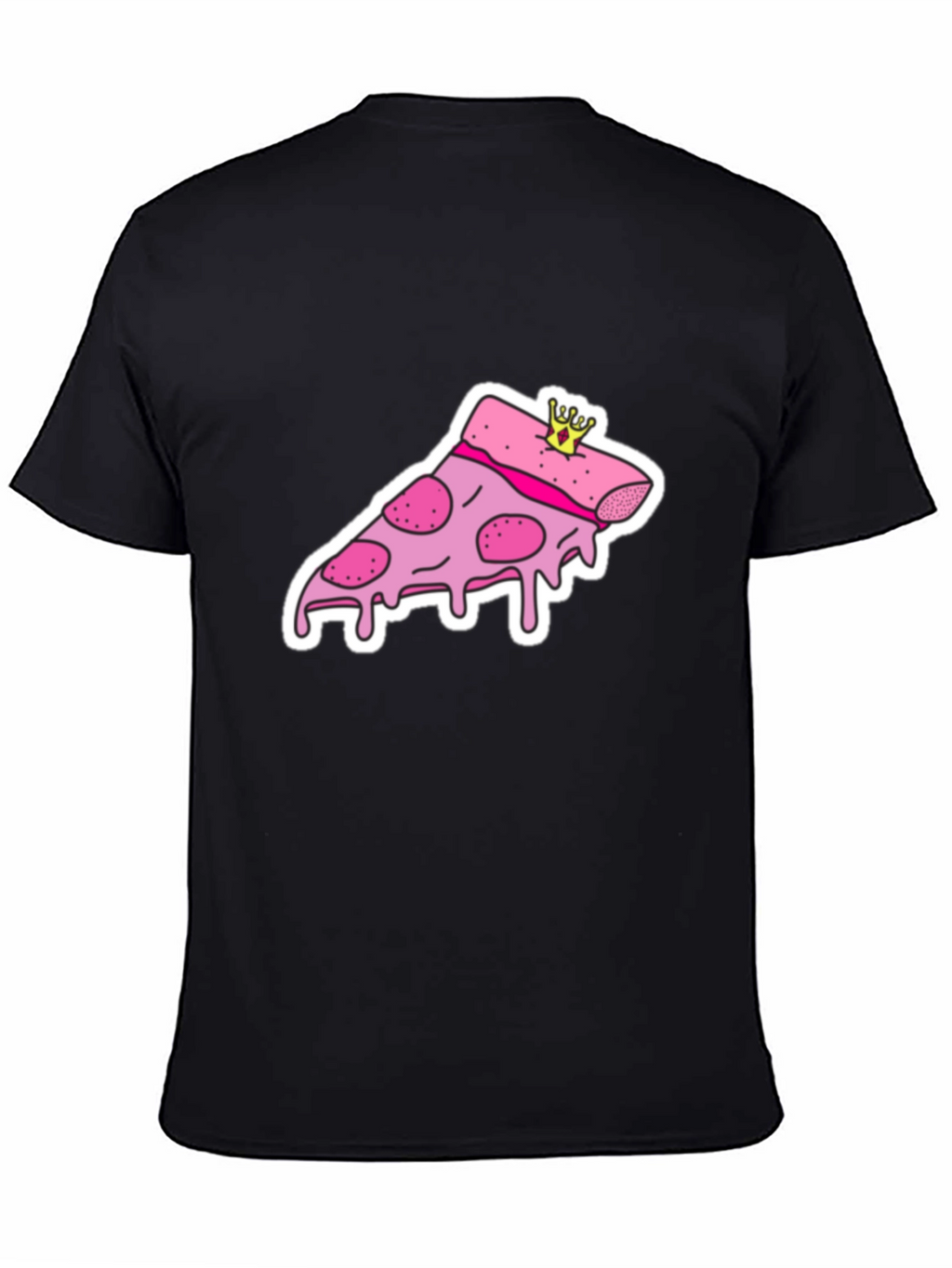 Pizza Slice Tee - Novelty Graphic Print T-Shirt