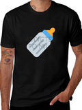 Addicted To Milk Baby Bottle Tee