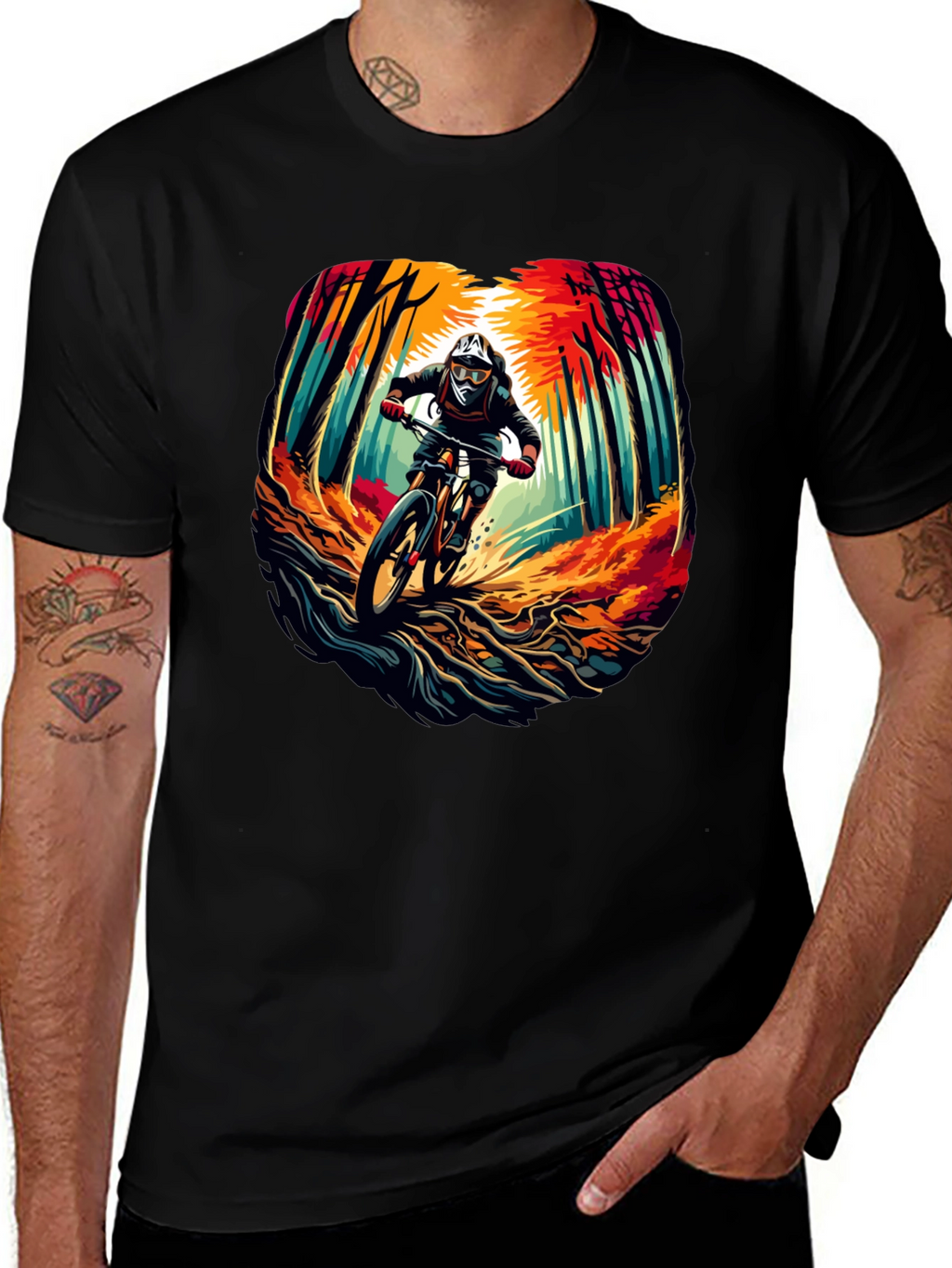 Mountain Biker T-Shirt - Ride the Trails in Style