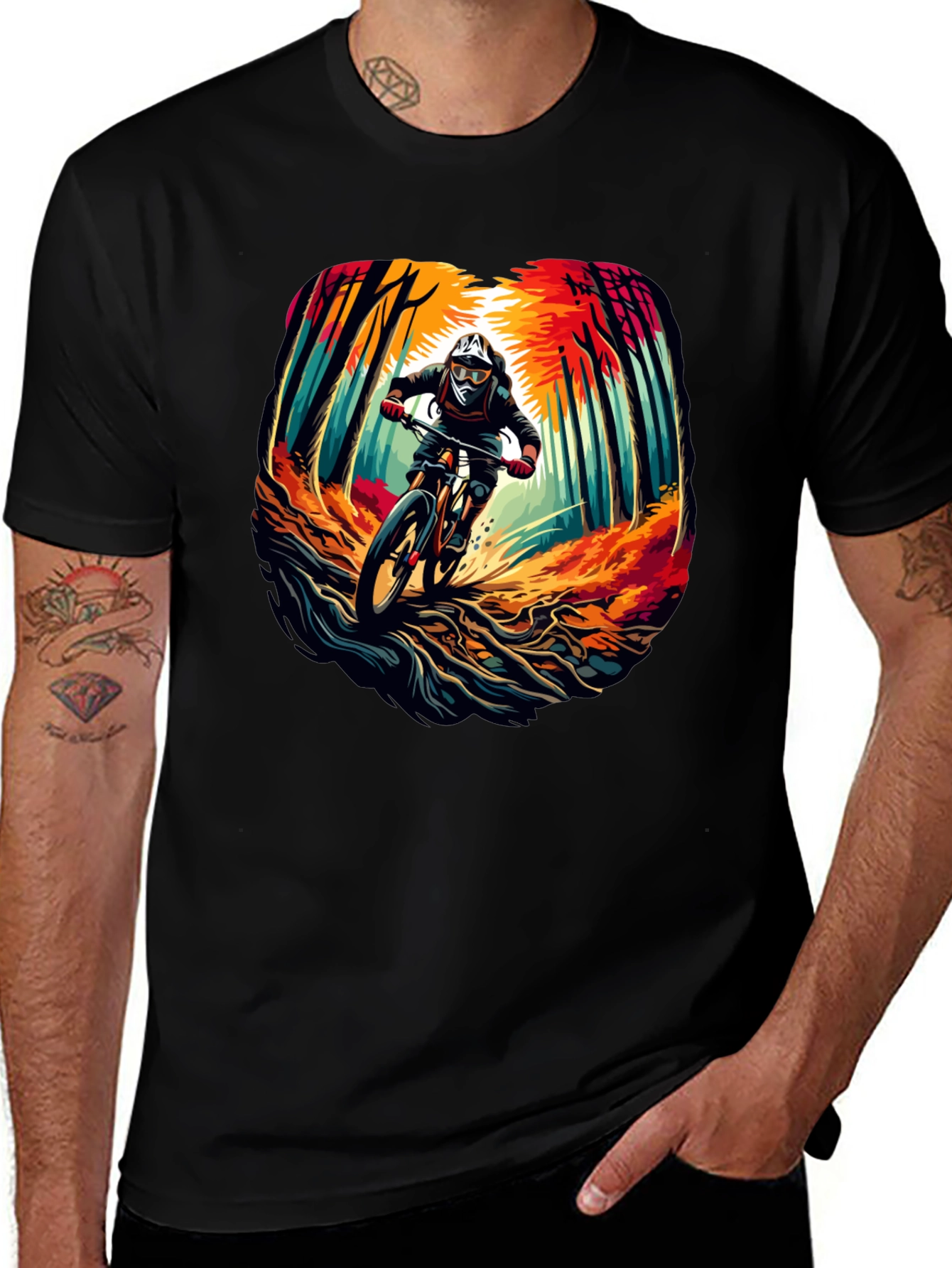 Mountain Biker T-Shirt - Ride the Trails in Style