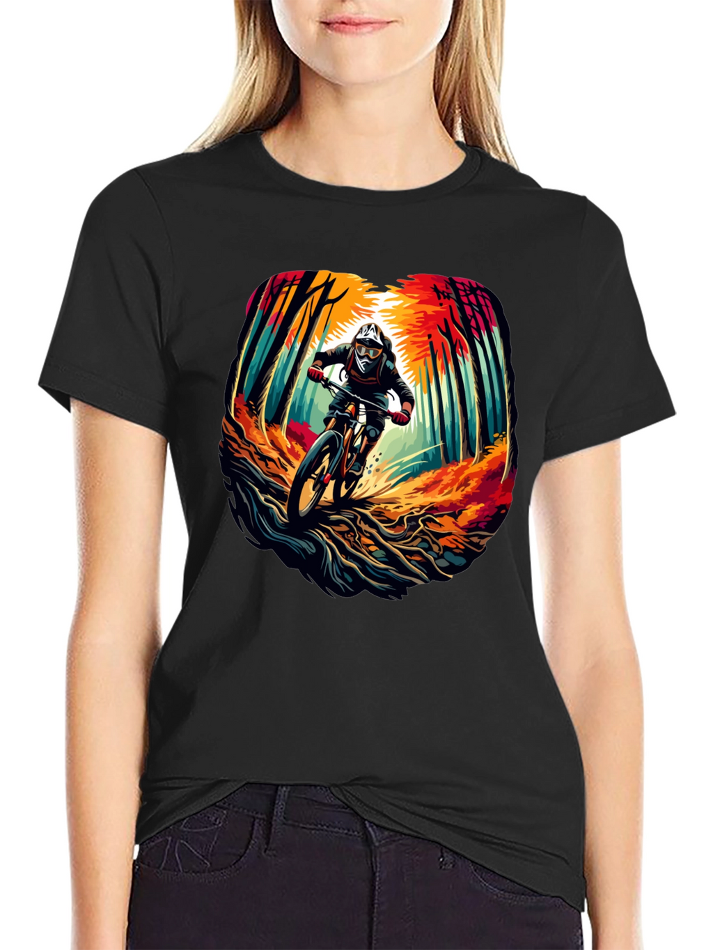 Mountain Biker T-Shirt - Ride the Trails in Style