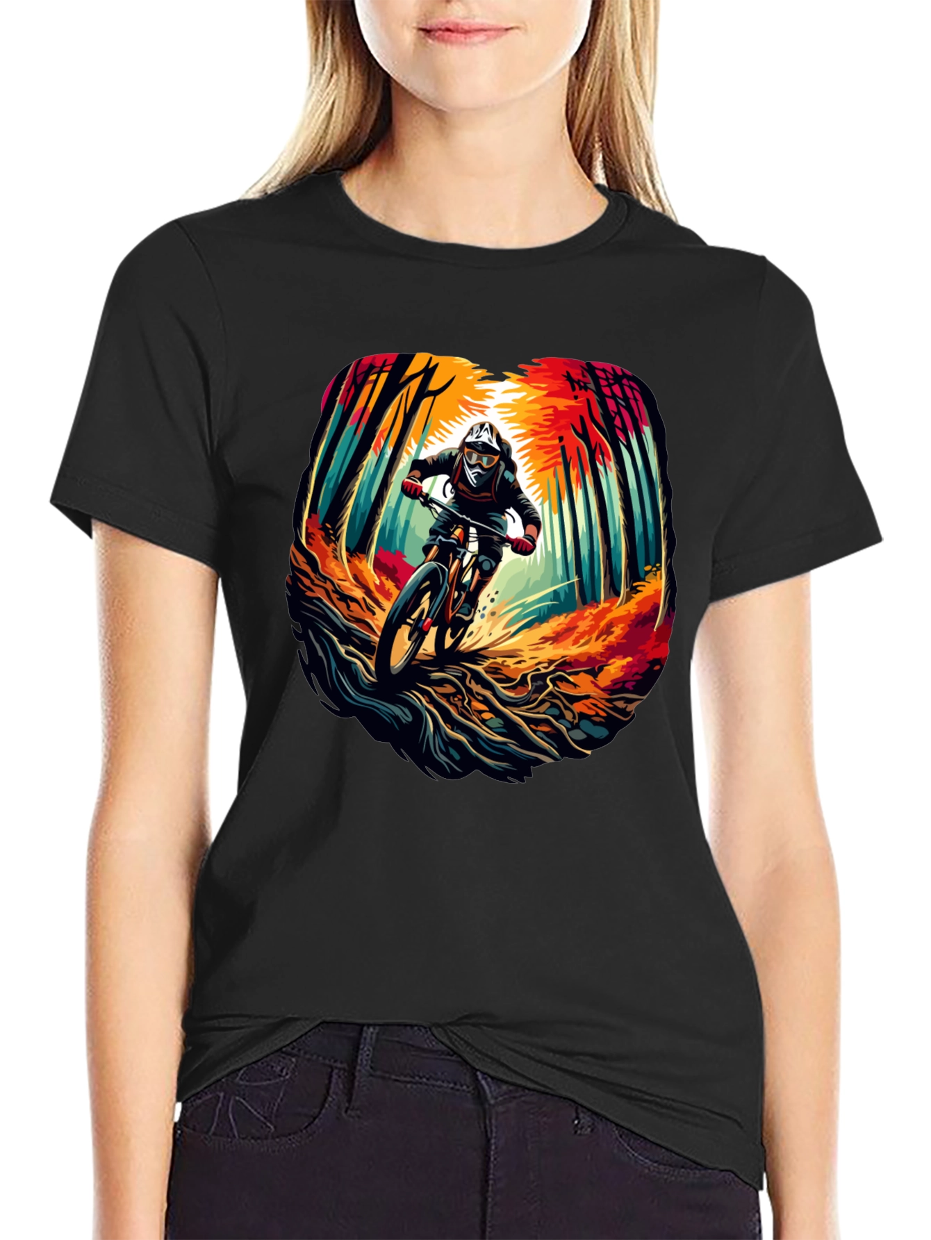 Mountain Biker T-Shirt - Ride the Trails in Style