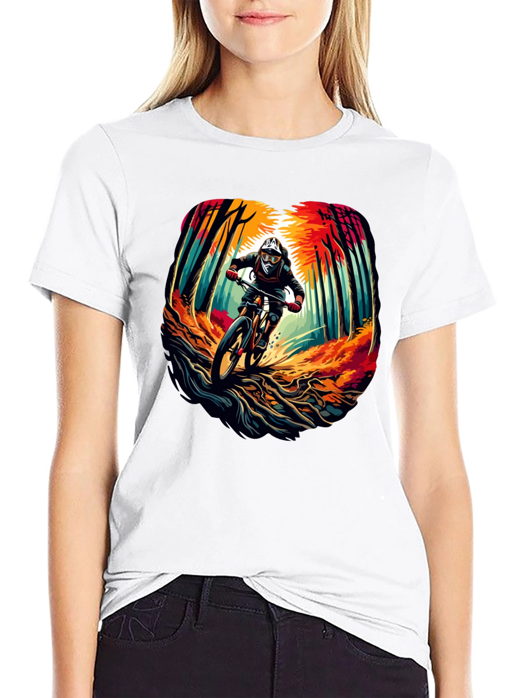 Mountain Biker T-Shirt - Ride the Trails in Style
