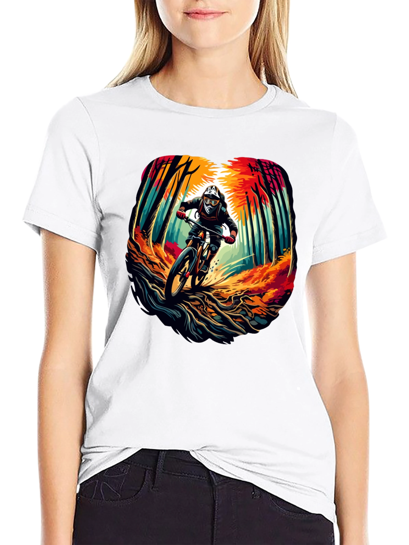 Mountain Biker T-Shirt - Ride the Trails in Style
