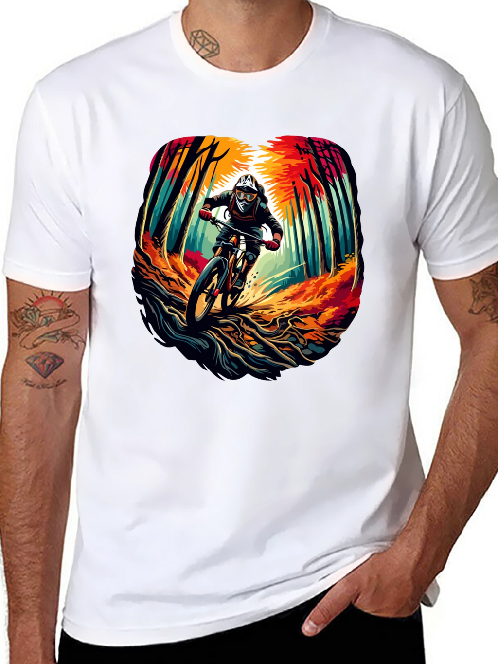 Mountain Biker T-Shirt - Ride the Trails in Style
