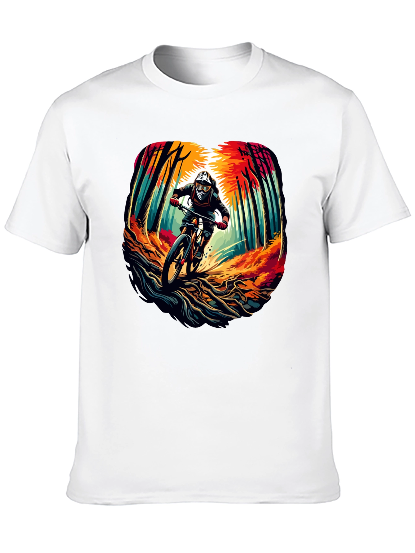 Mountain Biker T-Shirt - Ride the Trails in Style