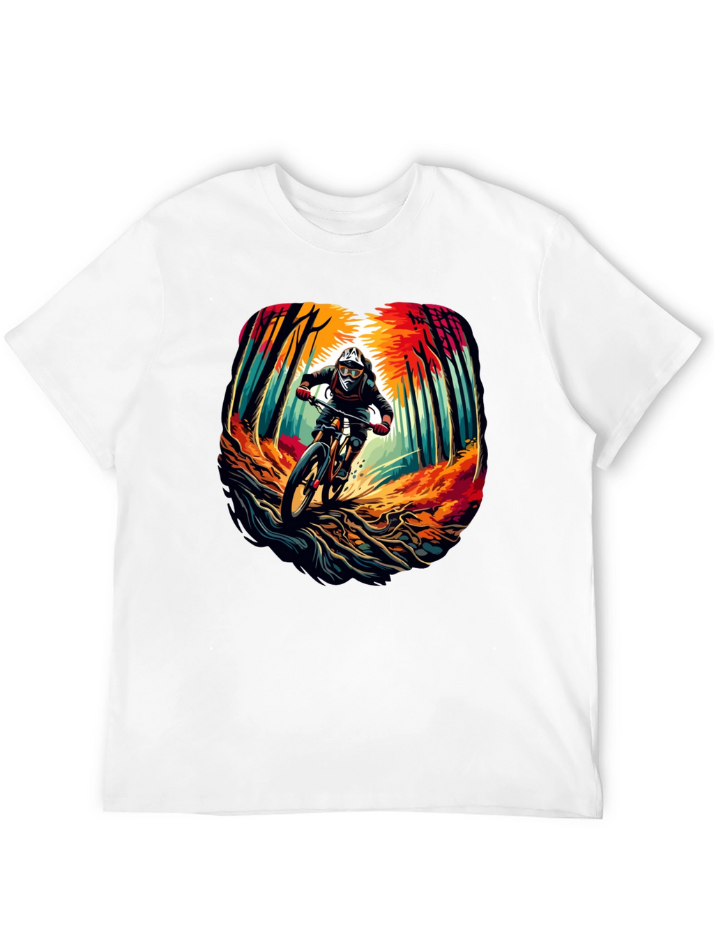 Mountain Biker T-Shirt - Ride the Trails in Style