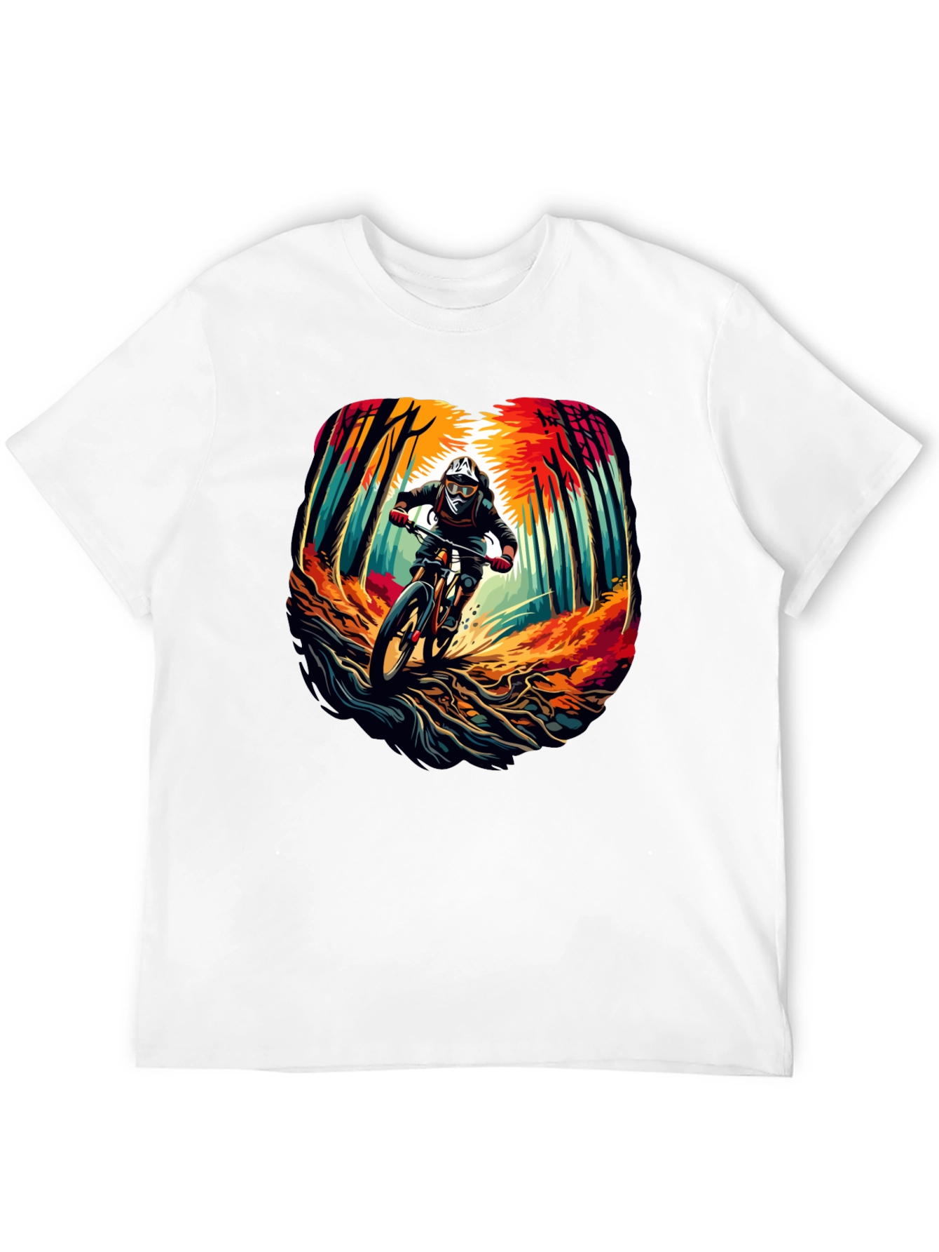 Mountain Biker T-Shirt - Ride the Trails in Style