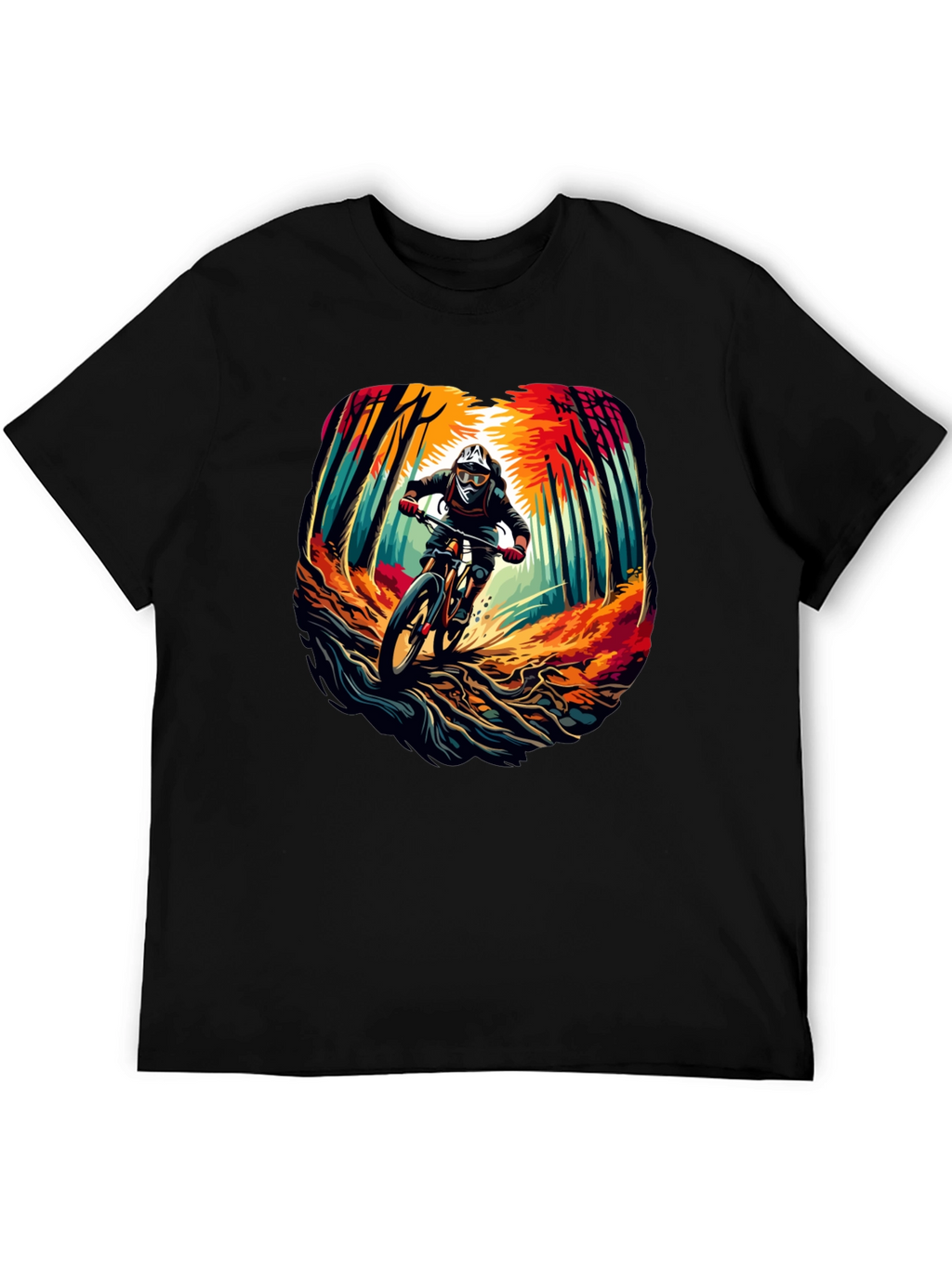 Mountain Biker T-Shirt - Ride the Trails in Style