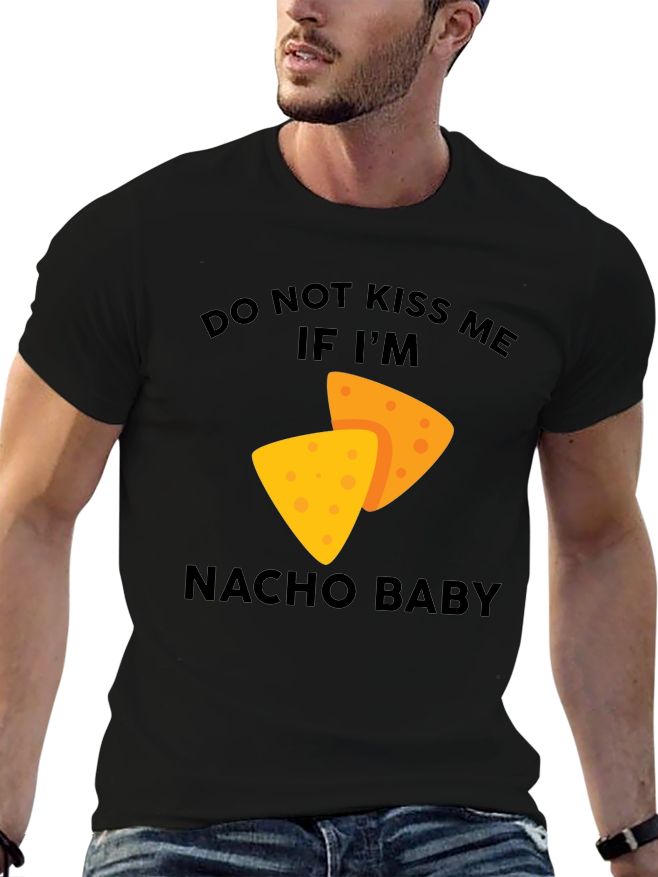 Nacho Baby Graphic Tee - Fun Food Pun Shirt