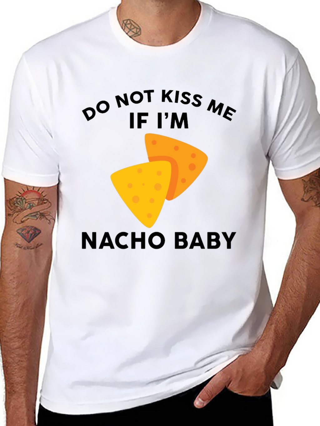 Nacho Baby Graphic Tee - Fun Food Pun Shirt