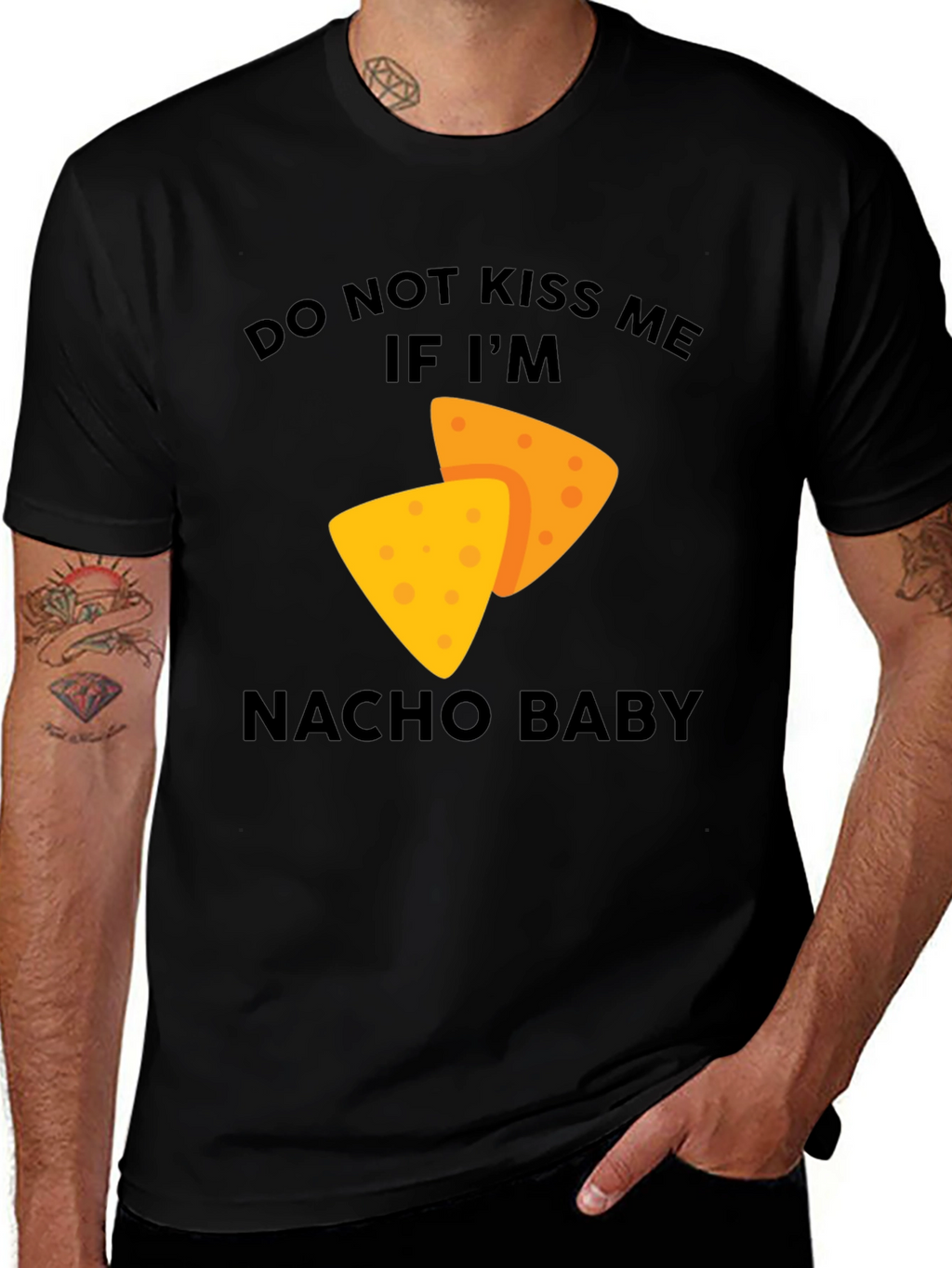 Nacho Baby Graphic Tee - Fun Food Pun Shirt