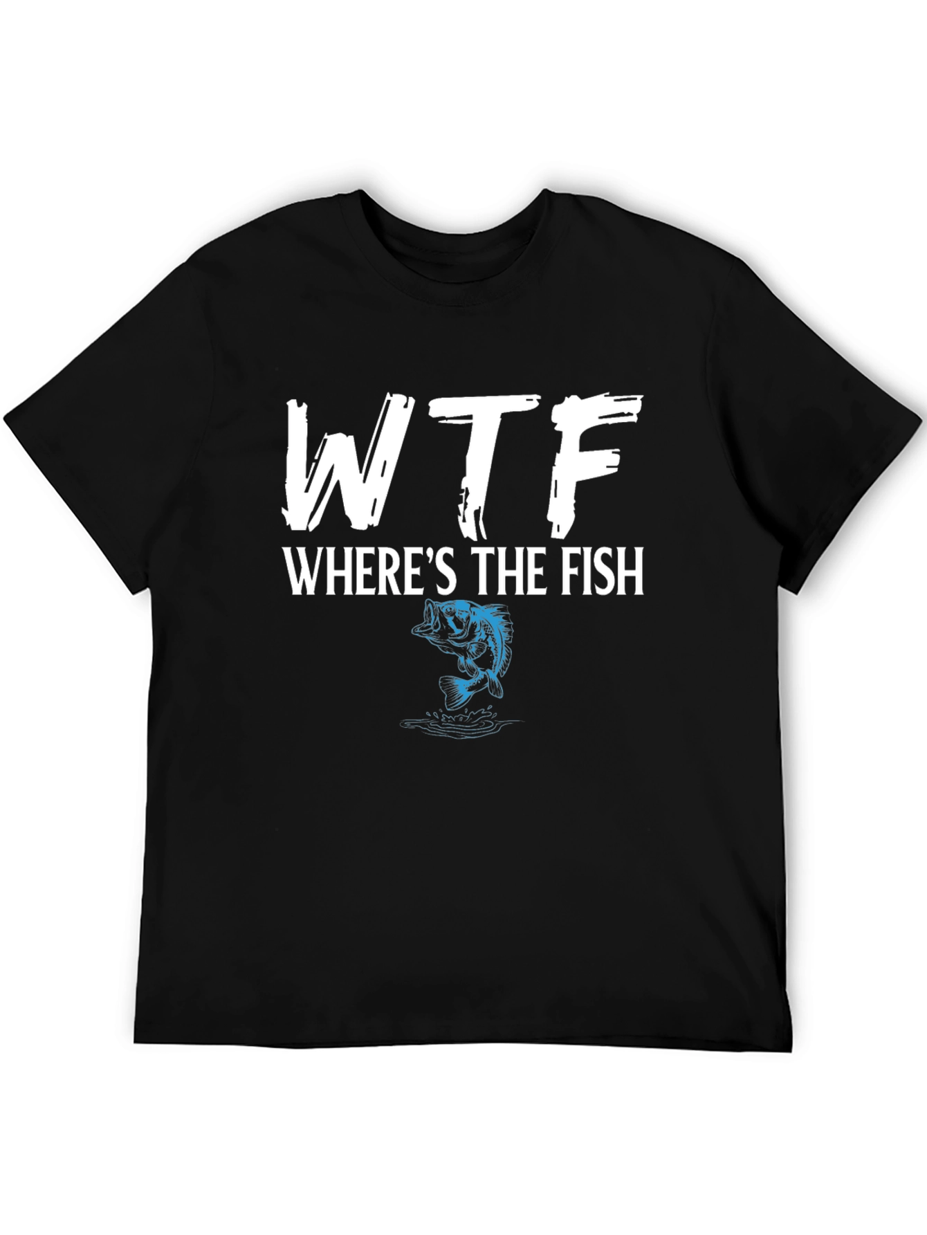 WTF Wheres the Fish Graphic T-Shirt