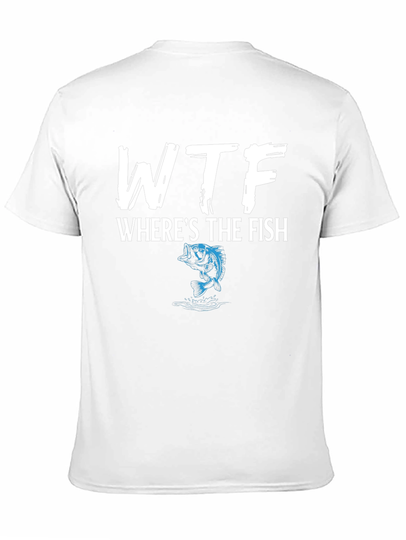 WTF Wheres the Fish Graphic T-Shirt