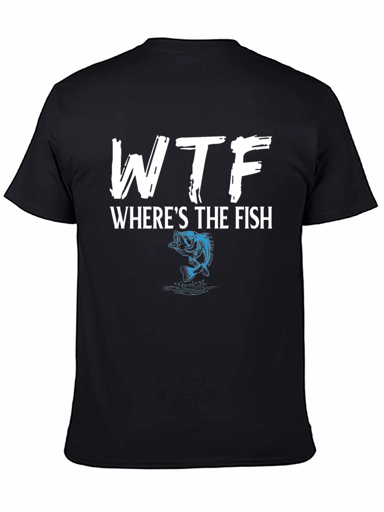 WTF Wheres the Fish Graphic T-Shirt