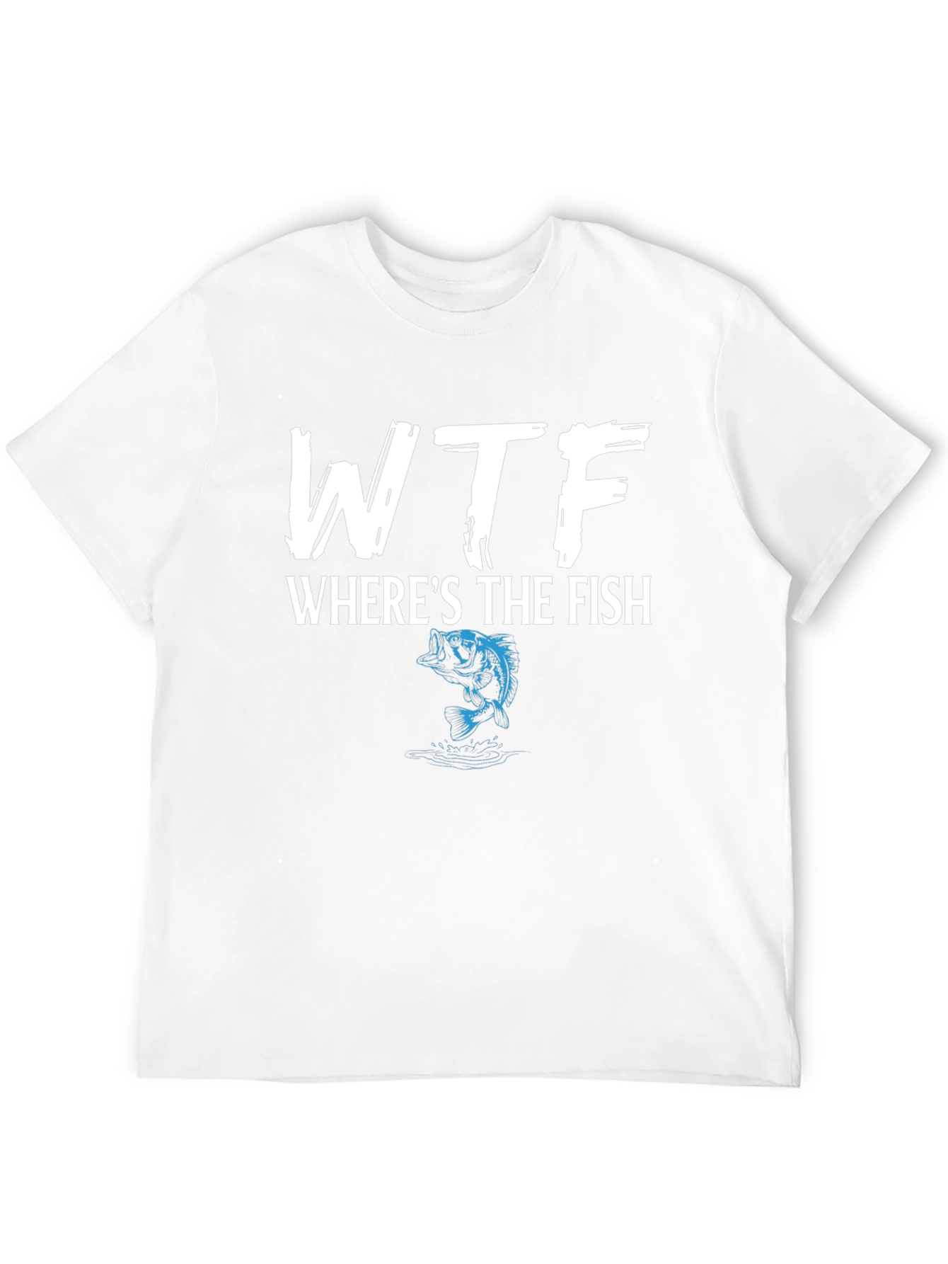 WTF Wheres the Fish Graphic T-Shirt
