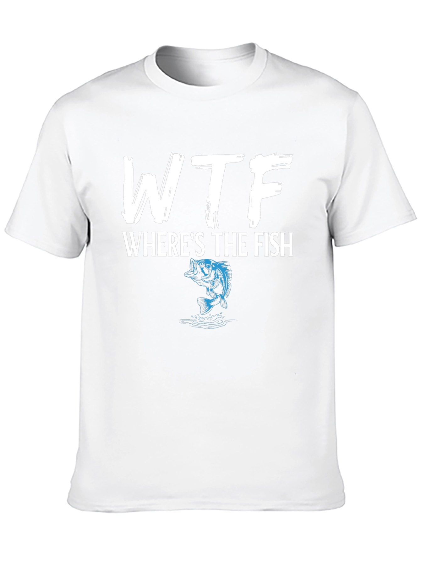 WTF Wheres the Fish Graphic T-Shirt