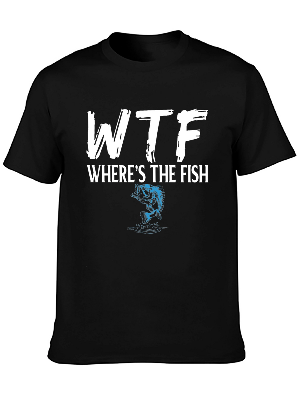 WTF Wheres the Fish Graphic T-Shirt
