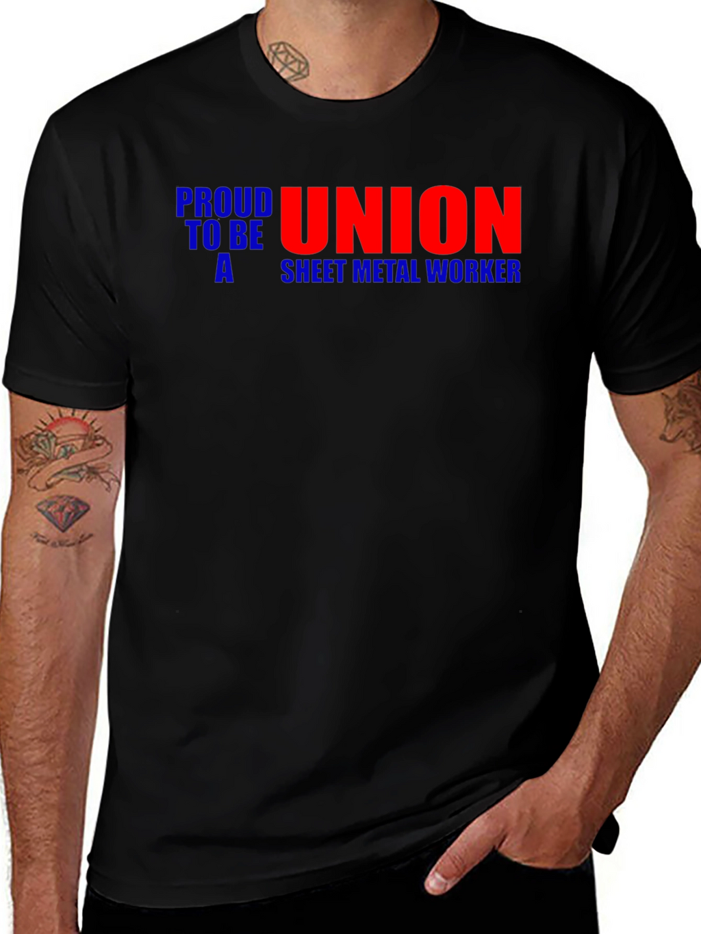 Proud Union Sheet Metal Worker T-Shirt