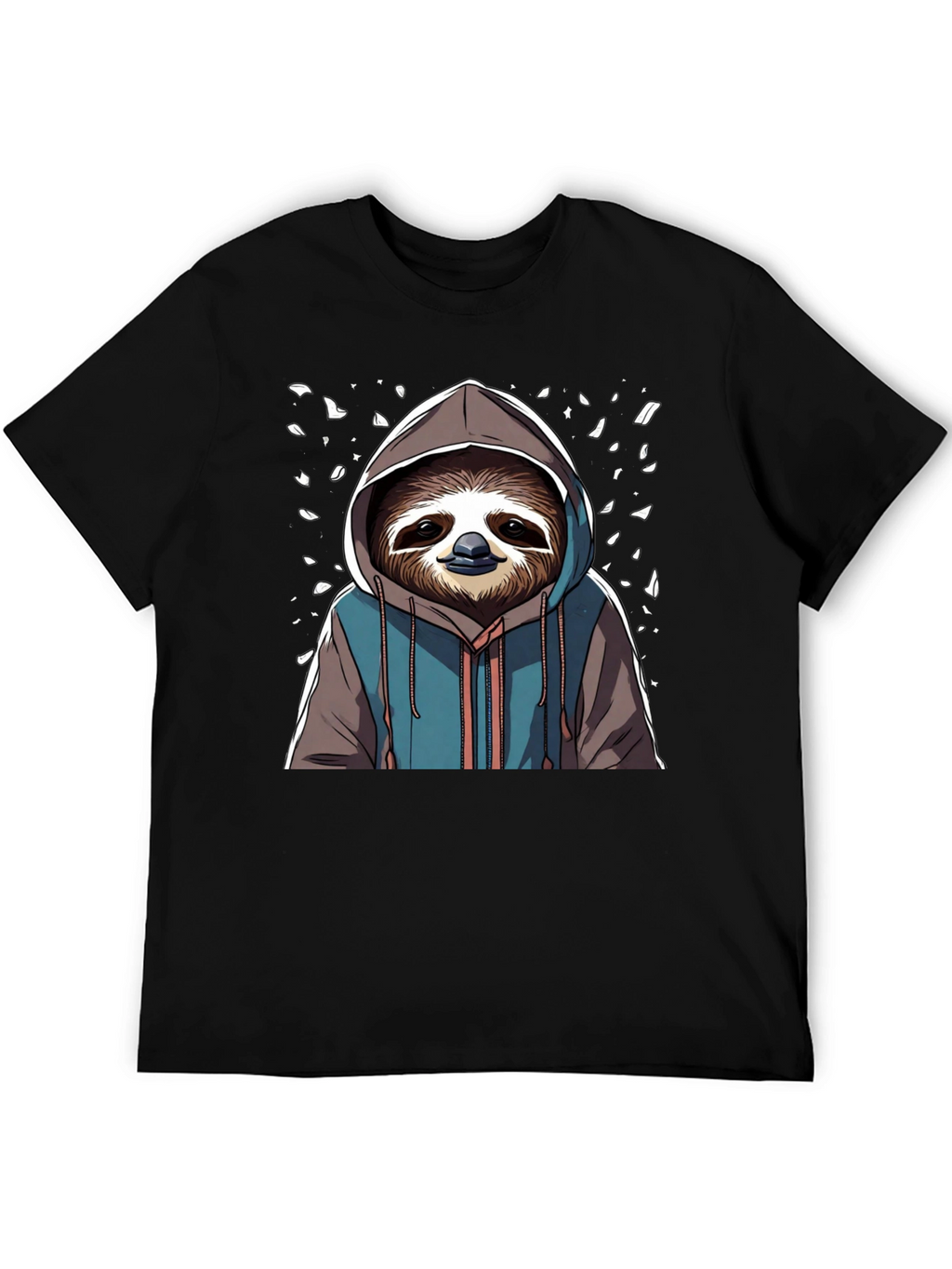 Sloth Hoodie T-Shirt - Cool Cartoon Design