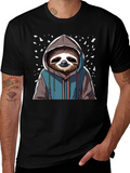 Sloth Hoodie T-Shirt - Cool Cartoon Design