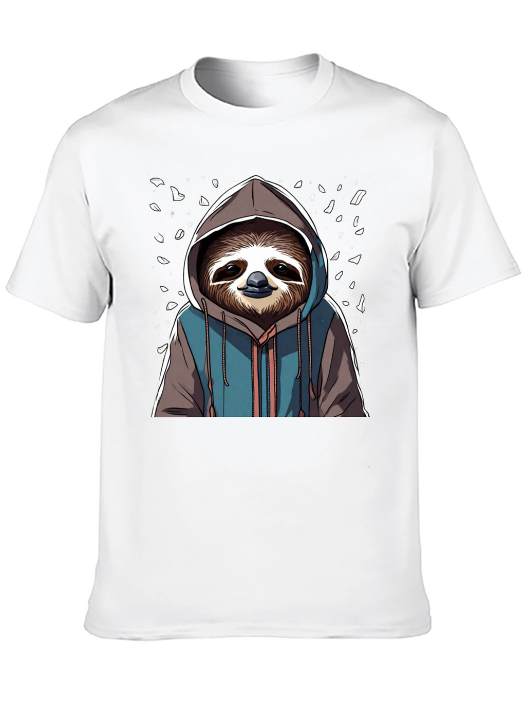 Sloth Hoodie T-Shirt - Cool Cartoon Design
