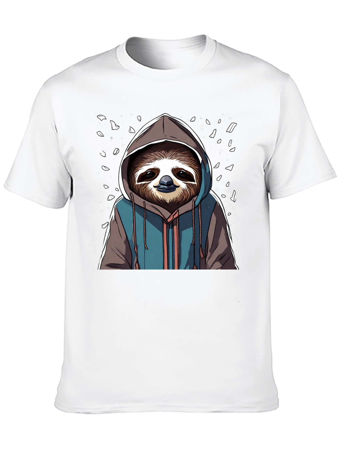 Sloth Hoodie T-Shirt - Cool Cartoon Design